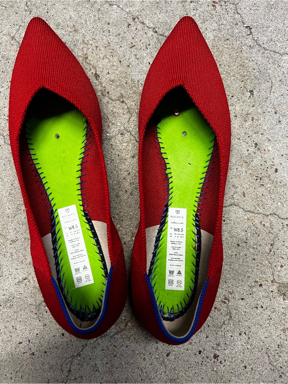 rothy’s pointed flats - Picture 3 of 4